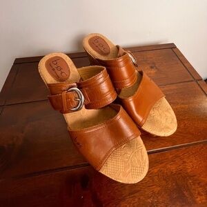 B.O.C platform Brown Sandals Size 8
